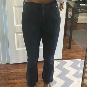 Madewell high waist cali Demi boot jeans